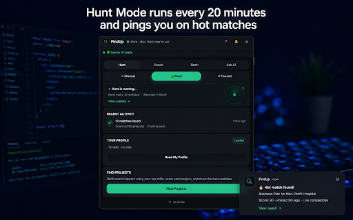 Findup: Upwork Project Finder & Proposal Writer screenshot 3