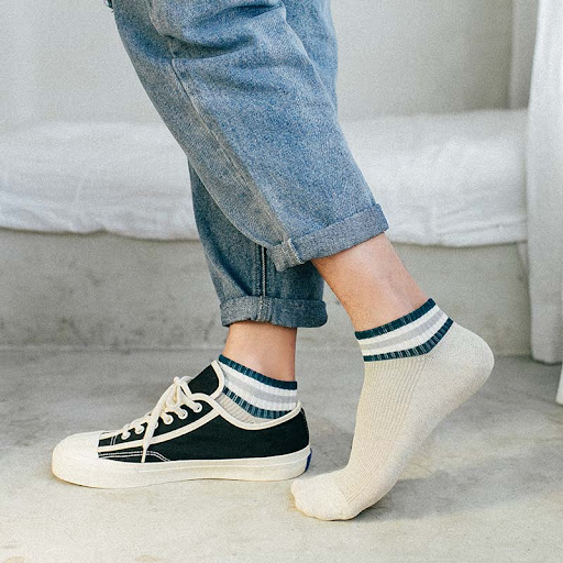 Title 5, Mens Cotton Casual Breathable Low Top Socks Co...