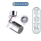 Đầu Nối Vòi Nước Thông Minh Gigahome Tăng Áp Xoay 720 Độ Lắp Chậu Rửa Chén Bát Đa Năng 1069