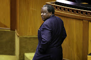 Finance minister Tito Mboweni during his medium-term budget speech in parliament, Cape Town, on October 28 2020. 