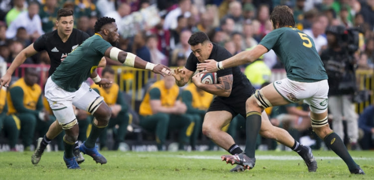 Codie Taylor of New Zealand during the Rugby Championship 2017 match between South Africa and New Zealand at DHL Newlands on October 07, 2017 in Cape Town, South Africa.