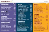 Chennai Kulfi menu 2