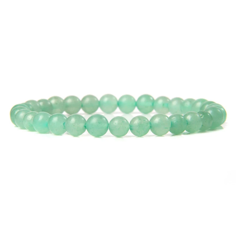 Pulseira Esportiva 6mm Pedra Natural Feita à Mão Pulseira de Energia para Esportes e Atividades físicas, design confortável e duradouro.