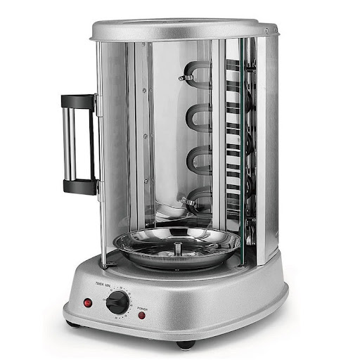 Title 2, Home Electric Rotisserie Chicken Grill Indoor S...