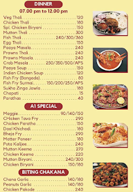 Amisha Family Restaurant menu 2