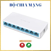 Bộ Chia Mạng Mercusys 8 Cổng 10/100Mbps, Bộ Chia Tín Hiệu Lan Để Bàn Ms108 - Switch Mới 100%