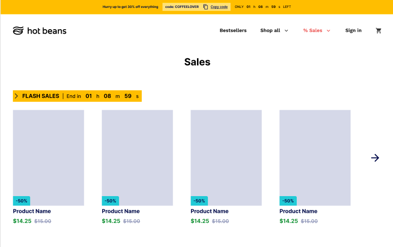 Sales Page Screenshot