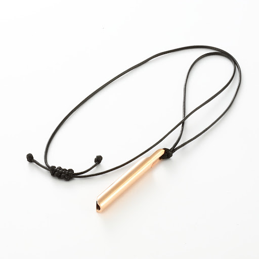 Title 5, Cylinder Whistle Samma-sati Pendant Necklace fo...