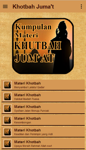 Materi Khutbah Jumat Lengkap