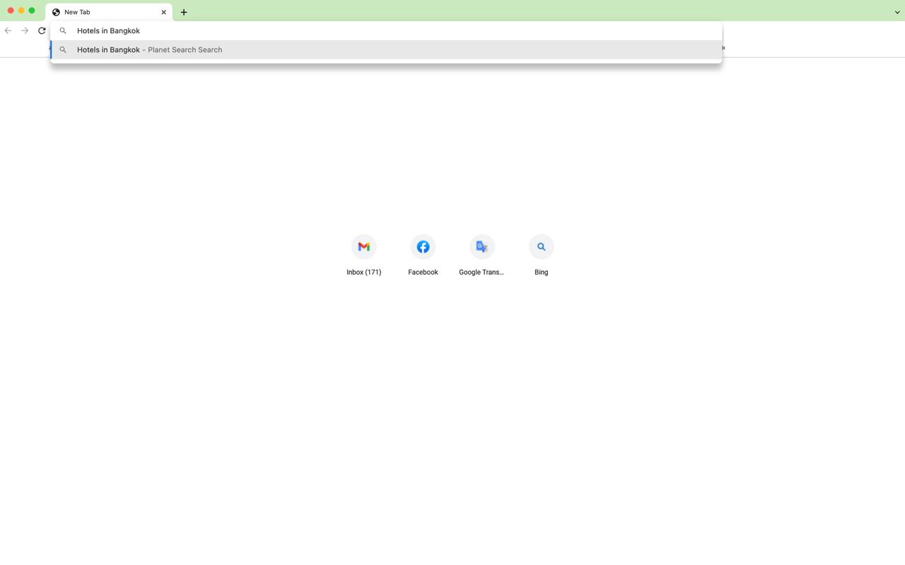 Planet Search Chrome Extension Image 3