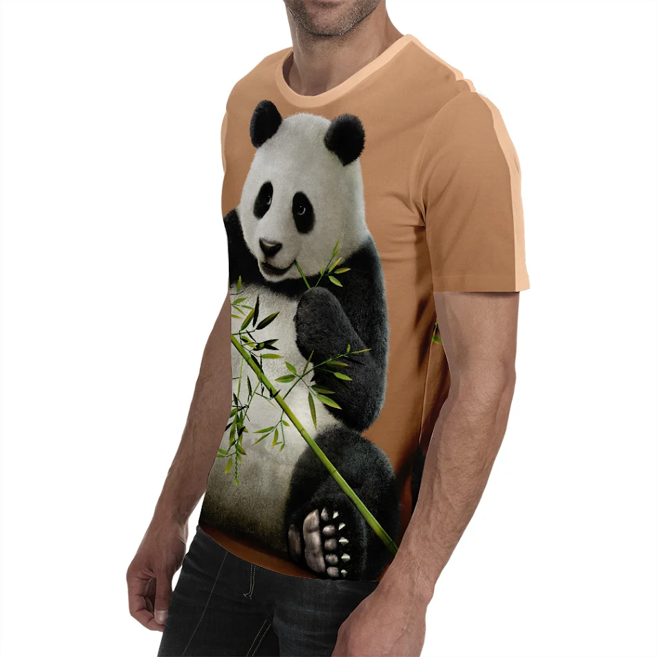 Fashion 3D printing short sleeve T-shirt