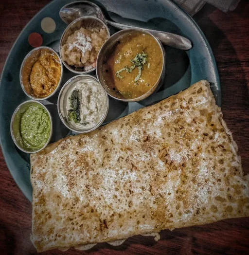 Coconut Rava Masala Dosa