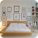 Latest design bedroom interior icon