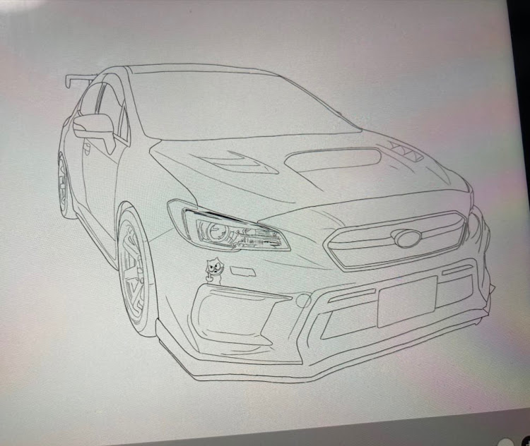 あおちゃんさんが投稿したイラスト・WRX STI・VAB・VAB-E・スバルに関するカスタム事例の投稿画像1枚目