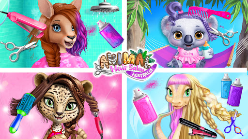 Screenshot Animal Hair Salon Australia