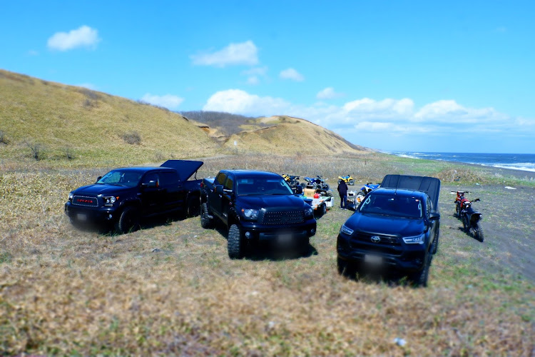 ハイラックスのゴールデンウィーク・俺のハイラックス・北海道最高・タンドラコラボ・ハイラックスGUN125に関するカスタム事例の投稿画像2枚目