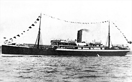 The SS Mendi. Tuesday marks the centenary of the tragic sinking of the ship - on February 21 1917, with the loss of 646 lives.