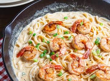 Cajun Shrimp Fettuccine Alfredo