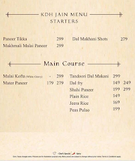 Kake Di Hatti menu 5