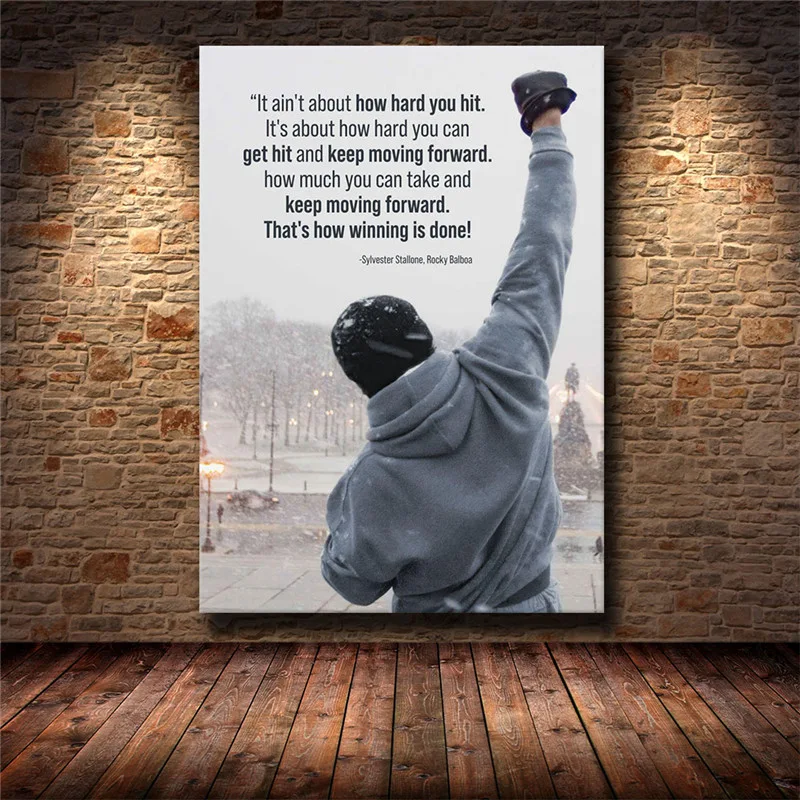 HD canvas inspirerende wandposter voor woonkamer decoratie, motiverende kunst voor thuis, breng positiviteit in je interieur.