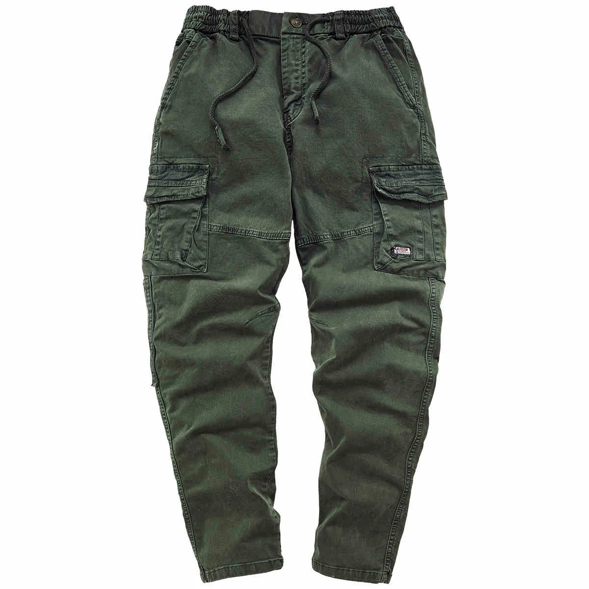 Title 4, Multi-Pocket Cargo Hose aus reiner Baumwolle, g...