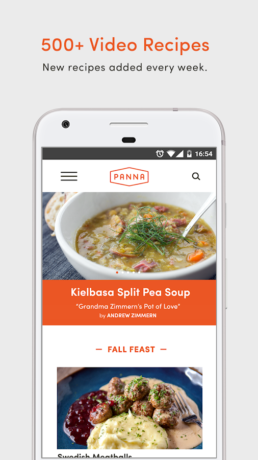    Panna: Recipe Videos & Cooking Classes- screenshot  