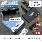 Android Tv Box Vinabox X10 2023 Xem Tv 200 Kênh Voice Search / 2Gb / 16Gb | Hàng Chính Hãng