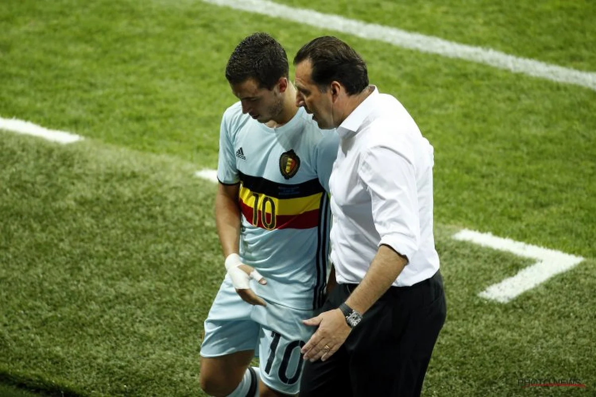 Wilmots: "J'ai dit à Eden que je voulais qu'il prenne du plaisir"