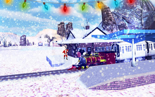 Santa Christmas Train Sim