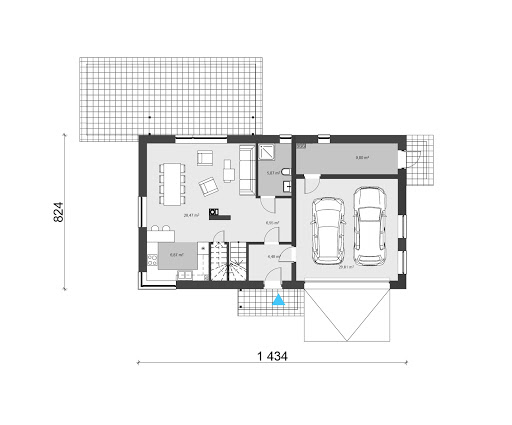 UA34v1 - Rzut parteru