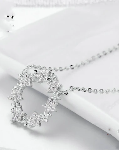 Collier Gypsophila Argent Chaîne de - 2