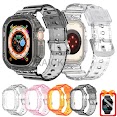Dây Đeo Silicone Kèm Hộp Đựng Cho Iwatch Ultra 8 / 7 / 6 / 5 / 4 / 3 / Se 49Mm 45Mm 41Mm 44Mm 40Mm 42Mm 38Mm