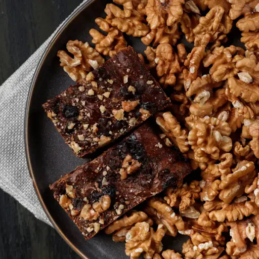 High Protein Chocolate Walnut Brownie