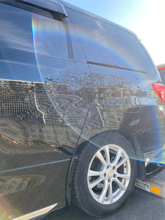 アルファードの洗車&コーティング・暇つぶし投稿・ガラコート・黒艶仕様・緊急事態宣言発令に関するカスタム事例の投稿画像3枚目