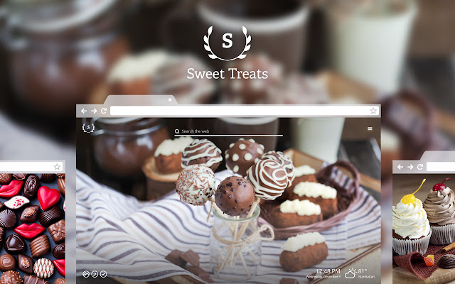 Sweet Treats HD Wallpaper New Tab Theme