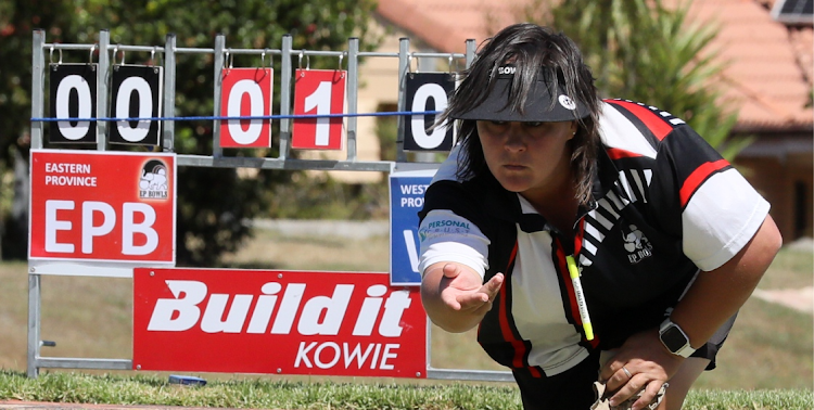 EP's Dezi Rosenblatt delivers a wood on day three of the 2024 Perfect Delivery Open Inter-District tournament at Westview Bowling Club on Wednesday