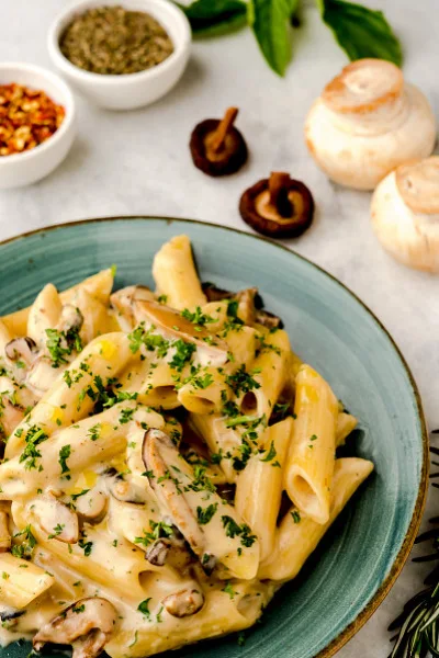 Veg Penne Alfredo Pasta