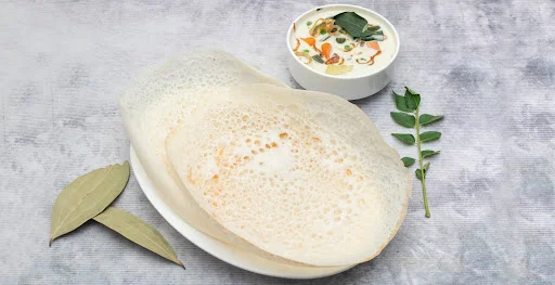 Appam With Veg Stew [Serves 1]