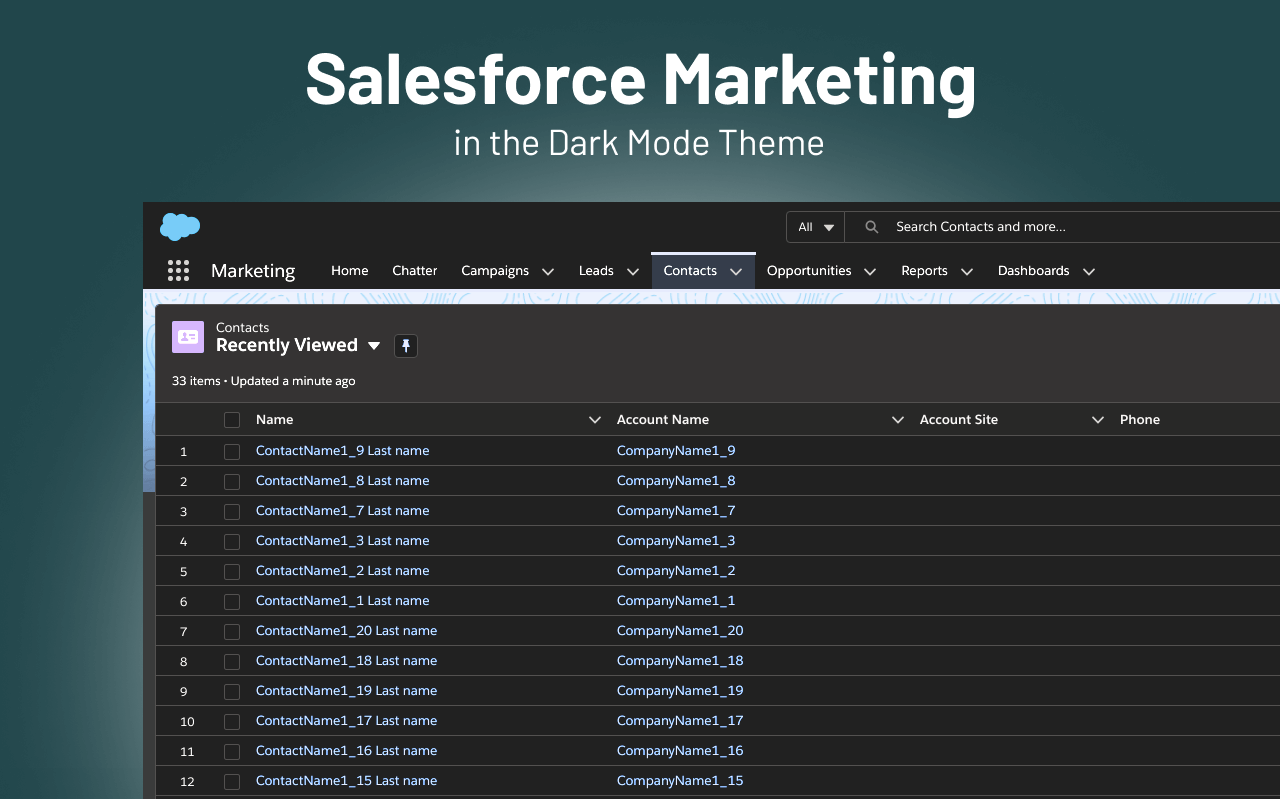 Dark Mode for Salesforce Preview image 4