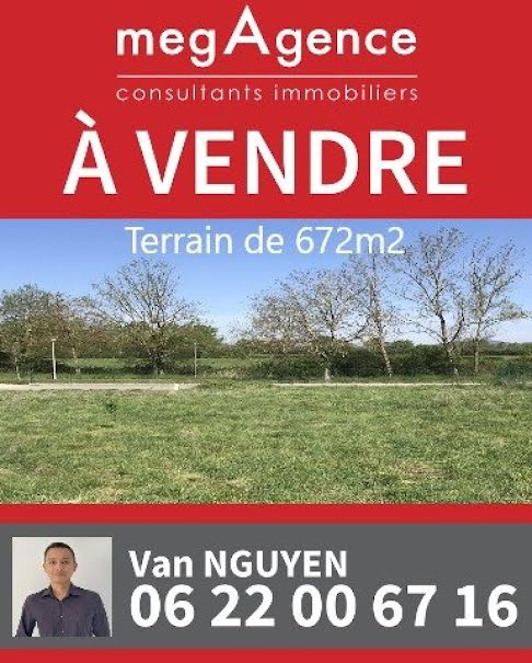 Vente terrain  672 m² à Ambronay (01500), 133 000 €