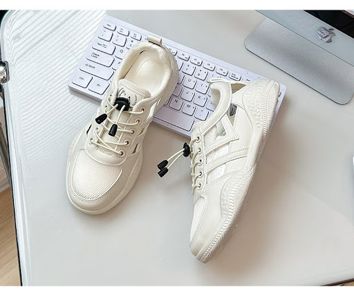 Title 6, Ins Breathable White Mesh Shoes Womens, Lightw...