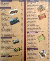 Rice & Rotti menu 1