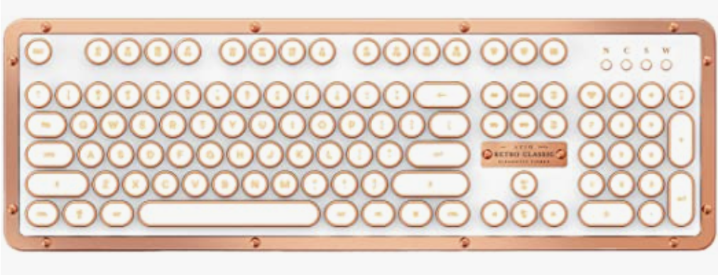 a tactile keyboard is the perfect writing tool 