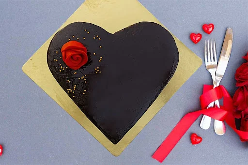 Belgian Chocolate Valentine Cake