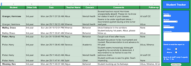 Student Tracker screenshot 1