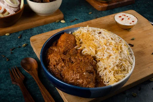 Chicken Tikka Butter Masala Biryani Bowl [3Pc Tikka Masala ]