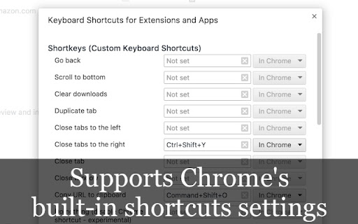 Shortkeys (Custom Keyboard Shortcuts)