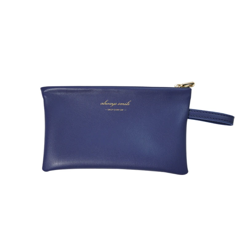 Soft Leather Mini Carry-on Storage Portable Cosmetic Bag