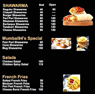 Mumbai 94 menu 2