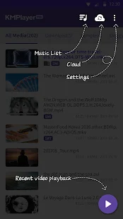 Screenshot KMPlayer Pro APK